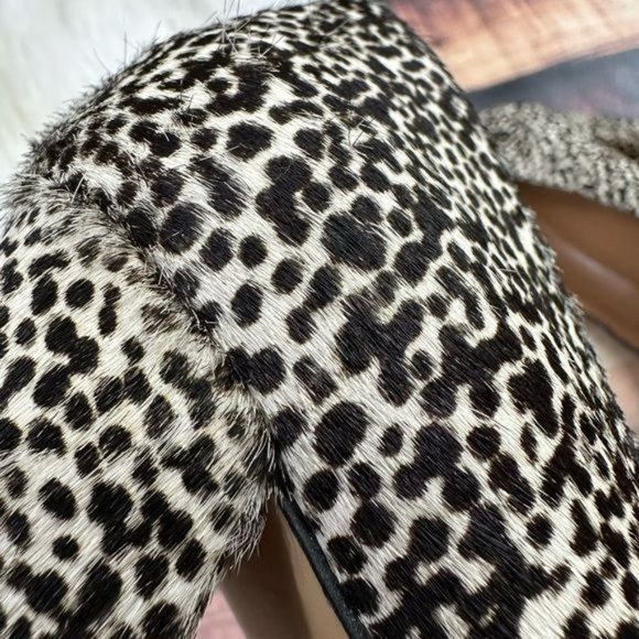 RELISTED J. Crew Hair Leopard Heels Spotted - Picture 3 of 11